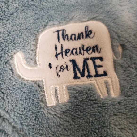 Sandy & Simon Gray Elephant Heaven Sent Lovey Plush Security Blanket - Picture 4 of 11